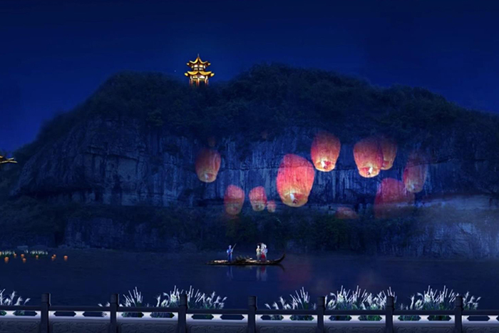 山體夜游燈光亮化工程