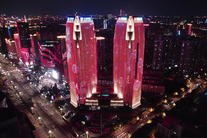 這棟寫字樓的亮化，原來是這樣實現(xiàn)的？