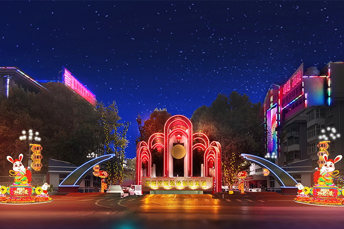 2024年越來(lái)越近了，春節(jié)亮化工程應(yīng)該怎么做？