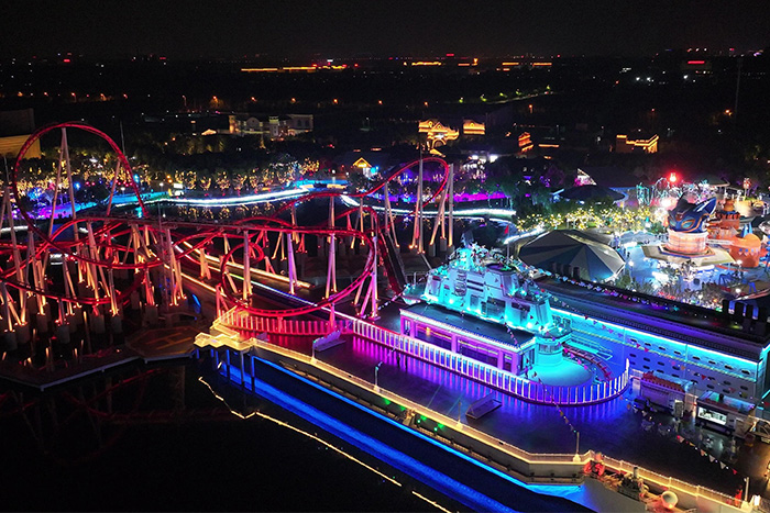 游樂(lè)園夜游亮化