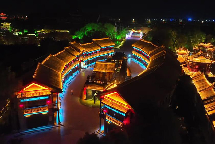 景區(qū)古建筑燈光亮化