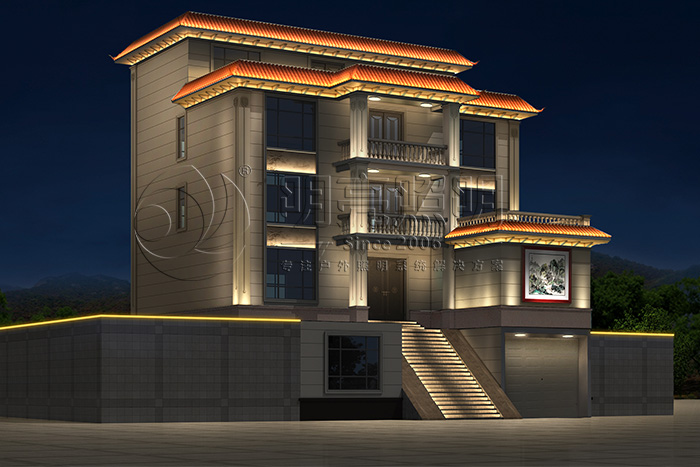 別墅外立面燈光亮化應(yīng)該怎么做？