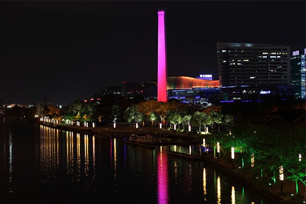 煙囪亮化工程-增強(qiáng)城市時代氣息