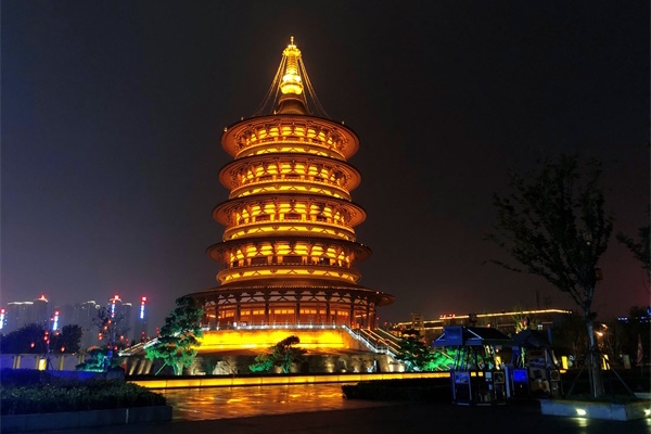 古建筑燈光亮化，展現(xiàn)古建千年文化