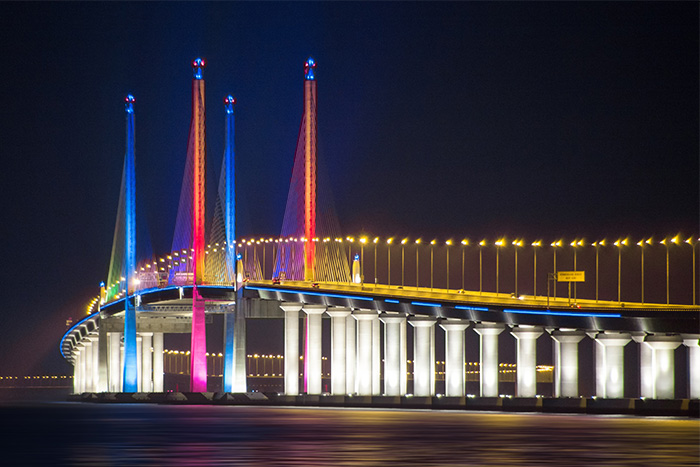 不一樣的夜晚，從這座橋梁亮化開始？