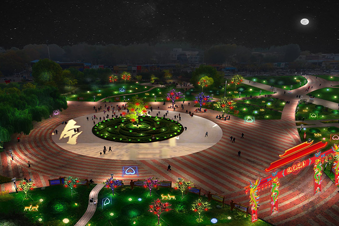 廣場亮化設計