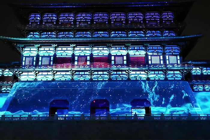 景區(qū)古建筑光影秀