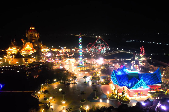 游樂(lè)場(chǎng)燈光亮化工程