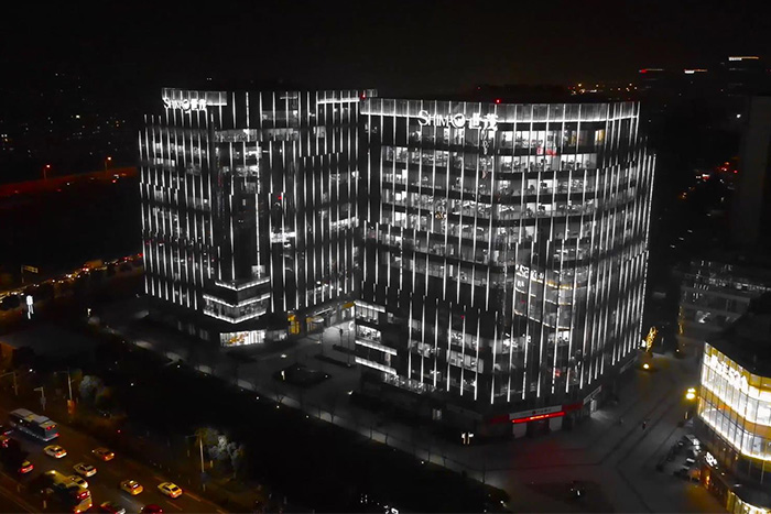 寫字樓外墻亮化竟然有這樣的提升企業(yè)品牌效益？