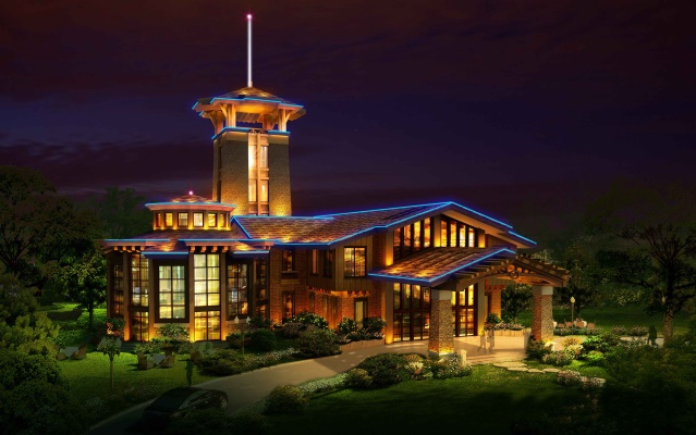 于酒店樓體亮化光源的選擇，這些你必須知道