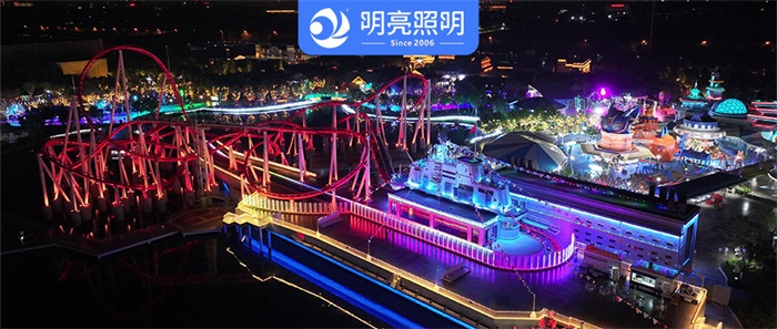 這樣做亮化才能讓游樂(lè)園夜晚人潮不斷的？