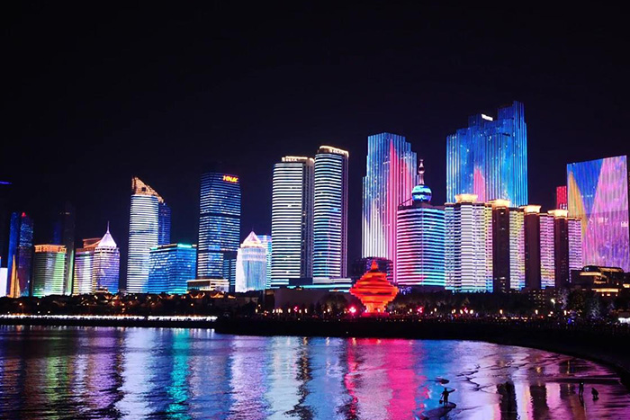 別只羨慕別人的寫(xiě)字樓外墻亮化，輕松get同款效果！