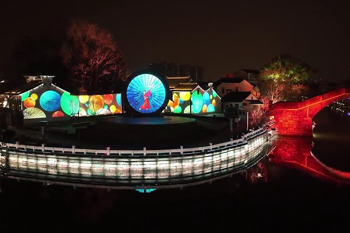 裸眼3D投影點(diǎn)亮景區(qū)，打造專(zhuān)屬夜地標(biāo)，留住游客深度游玩