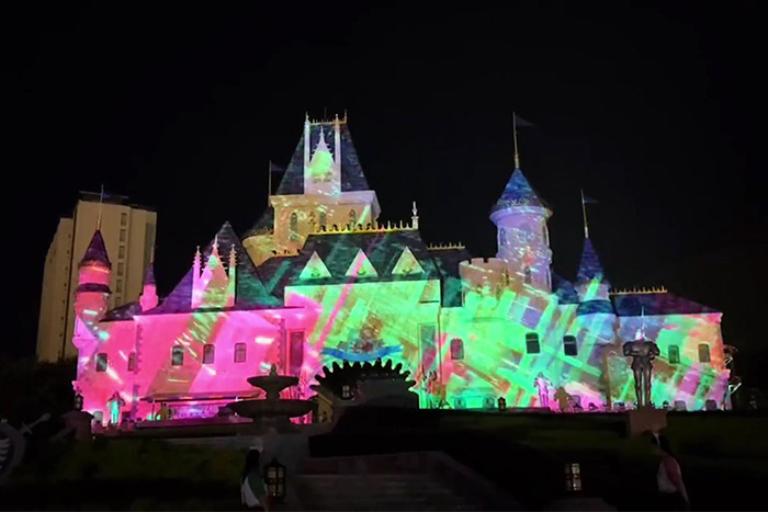 建筑外墻全息投影